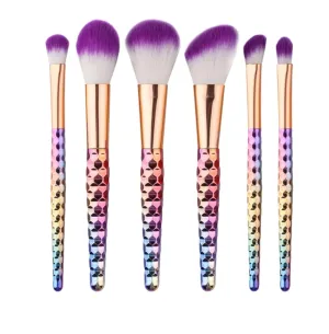 Make Up Brushes Set Makeup Brush Set 6 Pieces Soft Bristles For Blush Face Brush Contour Eyeshadow Makeup Brush Makeup Tools Set