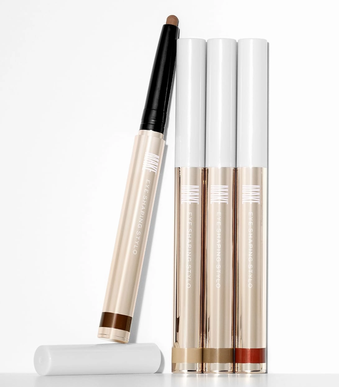 MAKE Beauty Eye Shaping Stylo - Cream Eyeshadow Stick. 4-in-1 Shape, Define, Contour, and Shade Eye Shadow for Versatile Makeup Looks. Long-Lasting Creamy Formula. Shade - Terrain