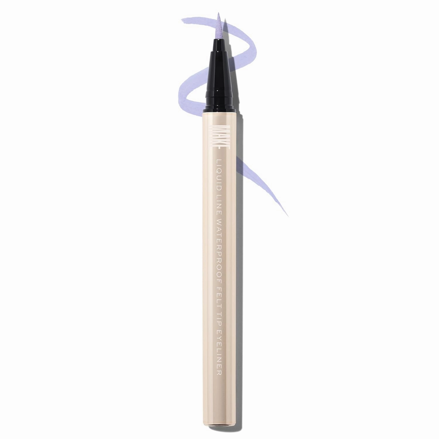 MAKE Beauty Liquid Line Waterproof Liquid Eyeliner Pen. Smudge-Proof Felt Tip for Precise Application of Lines, Wings, and Graphics. Long Lasting Eye Liner - Shade, Purple Haze