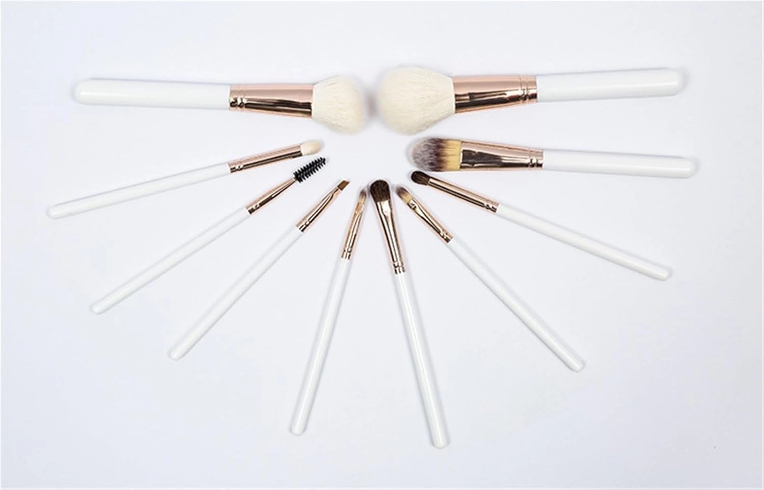 Make Up Brushes Set Makeup Brushes 10 Pieces With Brush Storage Bag Wooden Handle Loose Powder Brush Makeup Tools Set