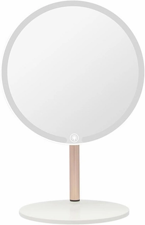 Make Up Mirror Creative LED Beauty Mirror HD Makeup Mirror with Light Vanity Mirror Fill Light Desktop Vertical Beauty Mirror Mirror for Desk