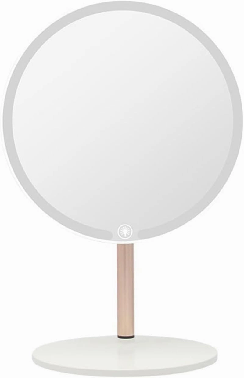 Make Up Mirror Creative LED Beauty Mirror HD Makeup Mirror with Light Vanity Mirror Fill Light Desktop Vertical Beauty Mirror Mirror for Desk