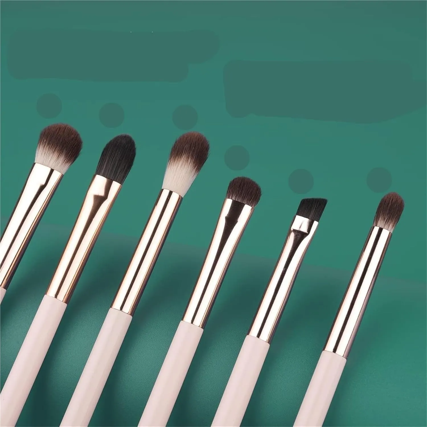 Makeup Brush Set 6 Pcs Professional Blending Eyeshadow Makeup Brushes Concealer Eyebrows Eyeliner, Soft Hairs Wood Handle Quality Makeup Tool(Blue)
