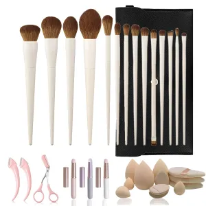 Makeup Brushes Set 14 Piece Professional Face and Eye Brush Set Foundation Concealer Eye Shadow Blending Liner Ultra Soft Hair