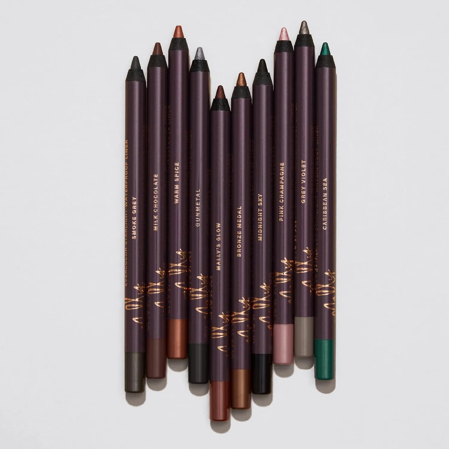 Mally Beauty Evercolor Starlight Waterproof Eyeliner - Caribbean Sea - Smudge-Proof, Longwear, Creamy Gel - Sharpenable Eyeliner