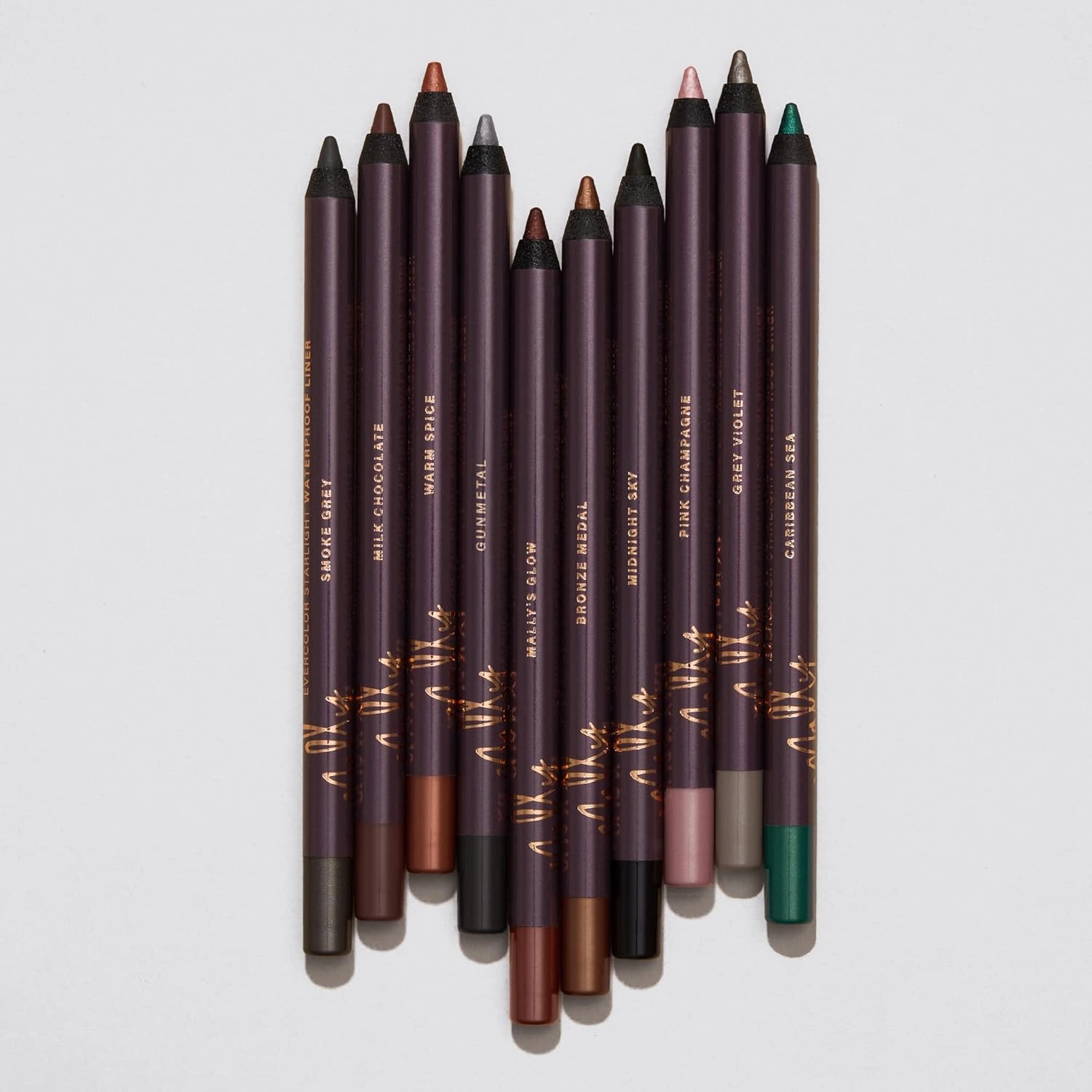 Mally Beauty Evercolor Starlight Waterproof Eyeliner - Warm Spice - Smudge-Proof, Longwear, Creamy Gel - Sharpenable Eyeliner