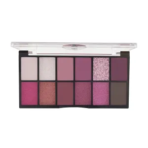 M'ARS Eyeshadow Palette| 12 Shades Multicolor |Matte and Shimmer Finish 01-Multicolor (13.2g) (Shade-01)