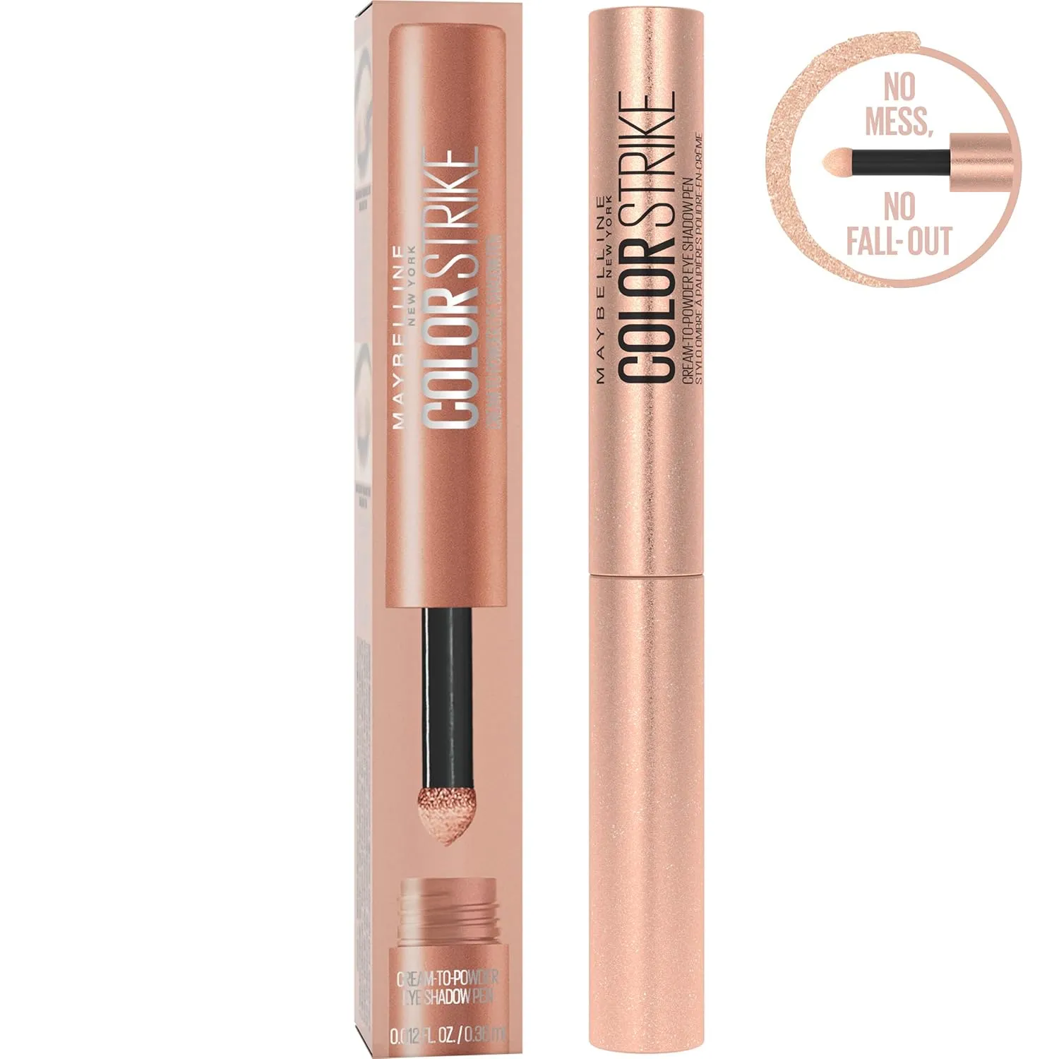 Maybelline New York Color Strike Eye Shadow Pen, Cream To Powder Finish, 30 Spark
