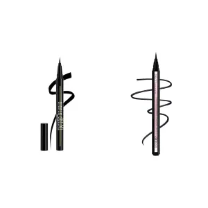 MAYBELLINE Tattoo Studio Ink Pen Eyeliner 1 Count and Hyper Easy Liquid Pen Eyeliner 0.018 Fl Oz