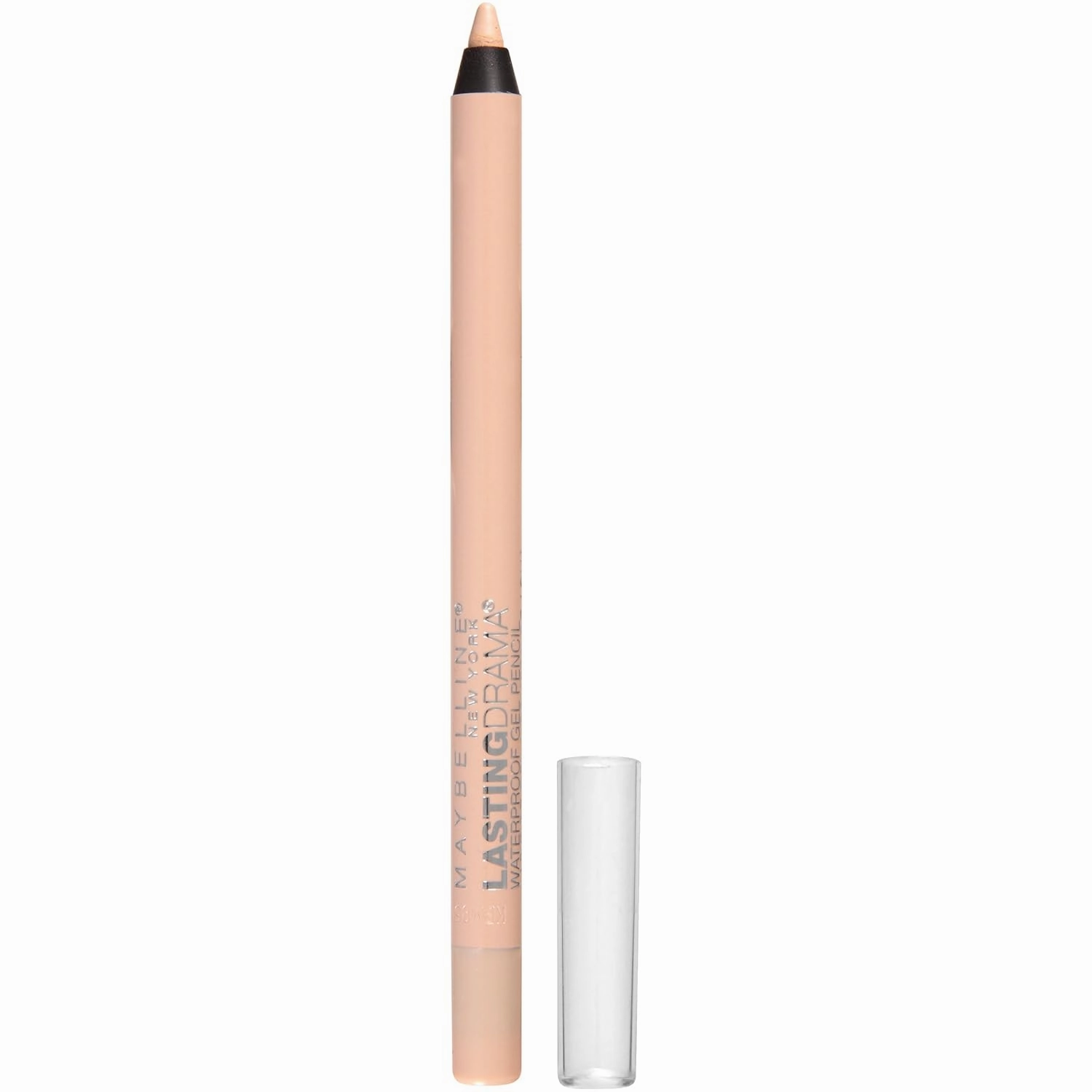 Maybelline New York Eyestudio Lasting Drama Waterproof Gel Pencil, Soft Nude, 0.037 Ounce