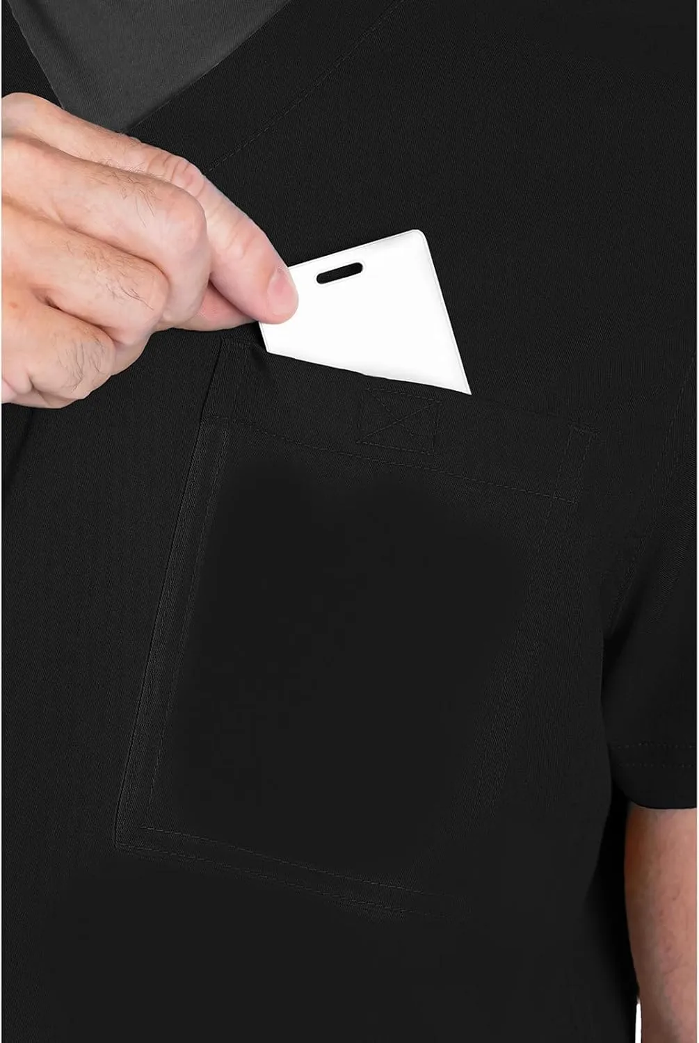 Med Couture Men's Scrub Top Cadence 2-Way Stretch Technology with Ultra Soft Fabric & One Chest Pocket - MC7478