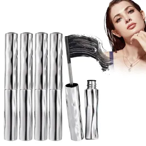 Melbob Mascara, Length & Curl Mascara Set, 2025 New Waterproof Black Washable Metal Mascaras, Steel Pipe Eyelash Primer (5pcs)