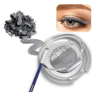 michael marcus Makeup Cake Eye Liner & Eyeliner Brush (Fantasia) - Water Activated Dry Pressed, Long-Lasting & Smudge Resistant Eyeliner - Cruelty & Paraben Free - For Beginner & Pro Makeup Artist