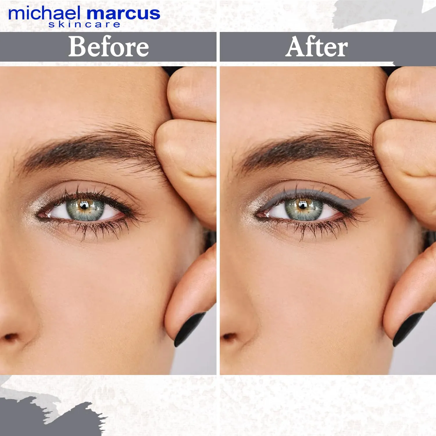 michael marcus Makeup Cake Eye Liner (Trashy) - Water Activated Dry Pressed, Long-Lasting, Vibrant Color & Smudge Resistant Eyeliner - Cruelty & Paraben Free - For Beginner & Pro Makeup Artist