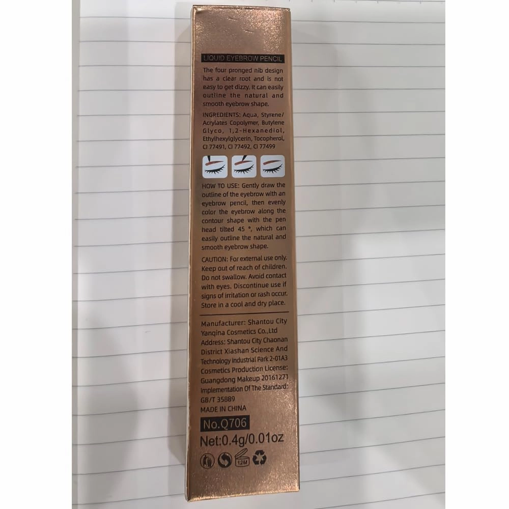 Microblading Eyebrow Pencil for Women Eyebrow Pen,Eyebrows Pencils for Natural-Looking with 4 Micro-Fork Tip,Women Waterproof Eye-brow Pencil Tattoo Eye Brow Pen (black*)