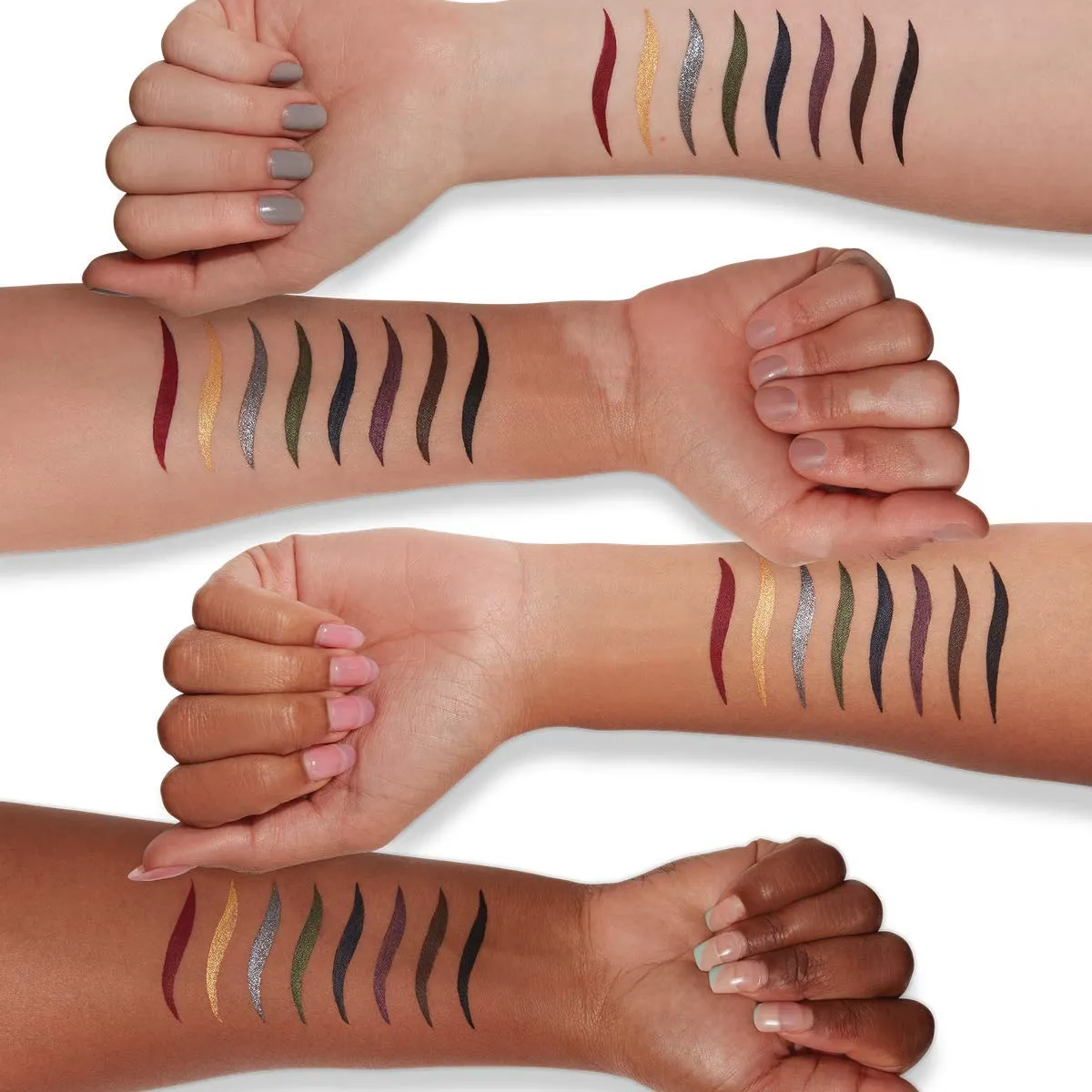 Milani Stay Put Eyeliner - Femme Fatale (0.01 Ounce) Cruelty-Free Self-Sharpening Eye Pencil with Built-In Smudger - Line & Define Eyes with High Pigment Shades for Long-Lasting Wear