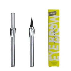 Misiou Beauty premium bifurcated water eyebrow pencil - waterproof eyeliner pencil for precise application in brown and black shades (#02 Light Brown)