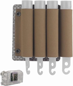 Molle Glow Stick Pouch Organizer Sleeve, Tactical Chem Light Stick Holder Storage Pouch for Tactical Vest Plate Carrier