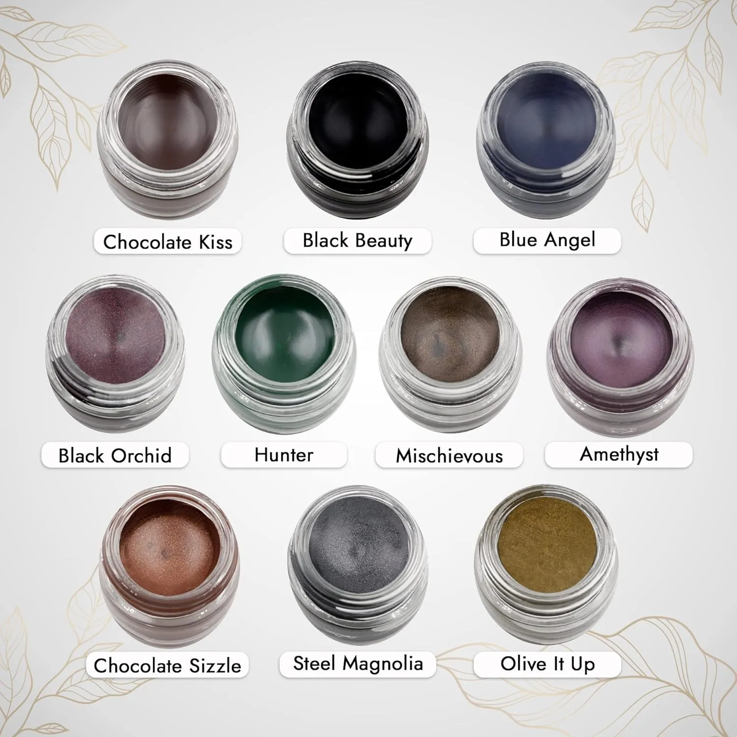 Mommy Makeup Waterproof Stay Put Gel Eyeliner Pot with Semi Permanent Micropigments - Long Lasting, Highly Pigmented Eye Liner, 0.14 oz (Blue Angel)