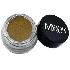 Mommy Makeup Waterproof Stay Put Gel Eyeliner Pot with Semi Permanent Micropigments - Long Lasting, Highly Pigmented Eye Liner, 0.14 oz (Olive It Up)