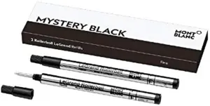 Montblanc - Size F - Black MISTERIO PF - 2x1 Masterpiece LeGrand Rollerball Pen