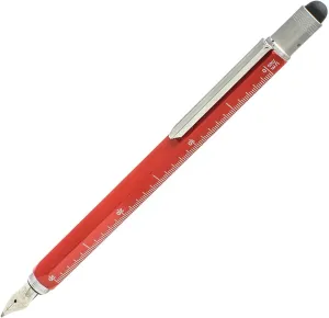 Monteverde USA One Touch Tool Pen, Fountain Pen, Red (MV35234)