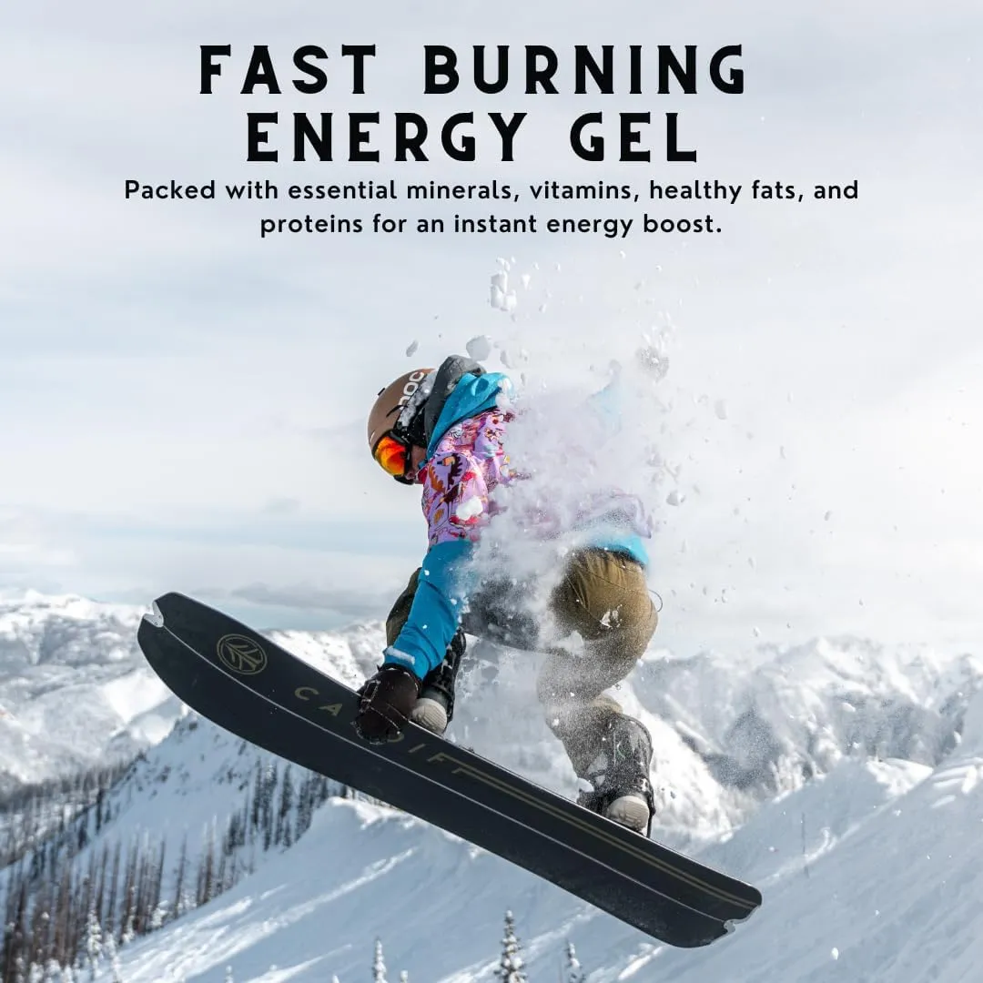 MUIR Red Raspberry Energy Gel for Runners - 10 Pack | Organic Real Food Endurance Gel | Fast-Burning, Vegan, Paleo, Non-GMO, Gluten-Free | Clean Energy for Running, Cycling, and Marathon Training