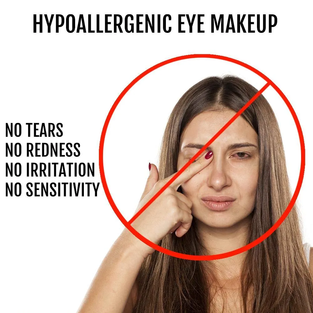 Natural Hypoallergenic Eyeliner Pencils, Double Black Pack