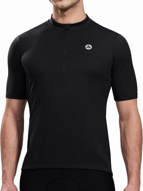 Nepest Cycling Jersey Men Short Sleeve Bike Shirts with 4 Rear Pockets Moisture Wicking Half Zip Road & Mountain Biking