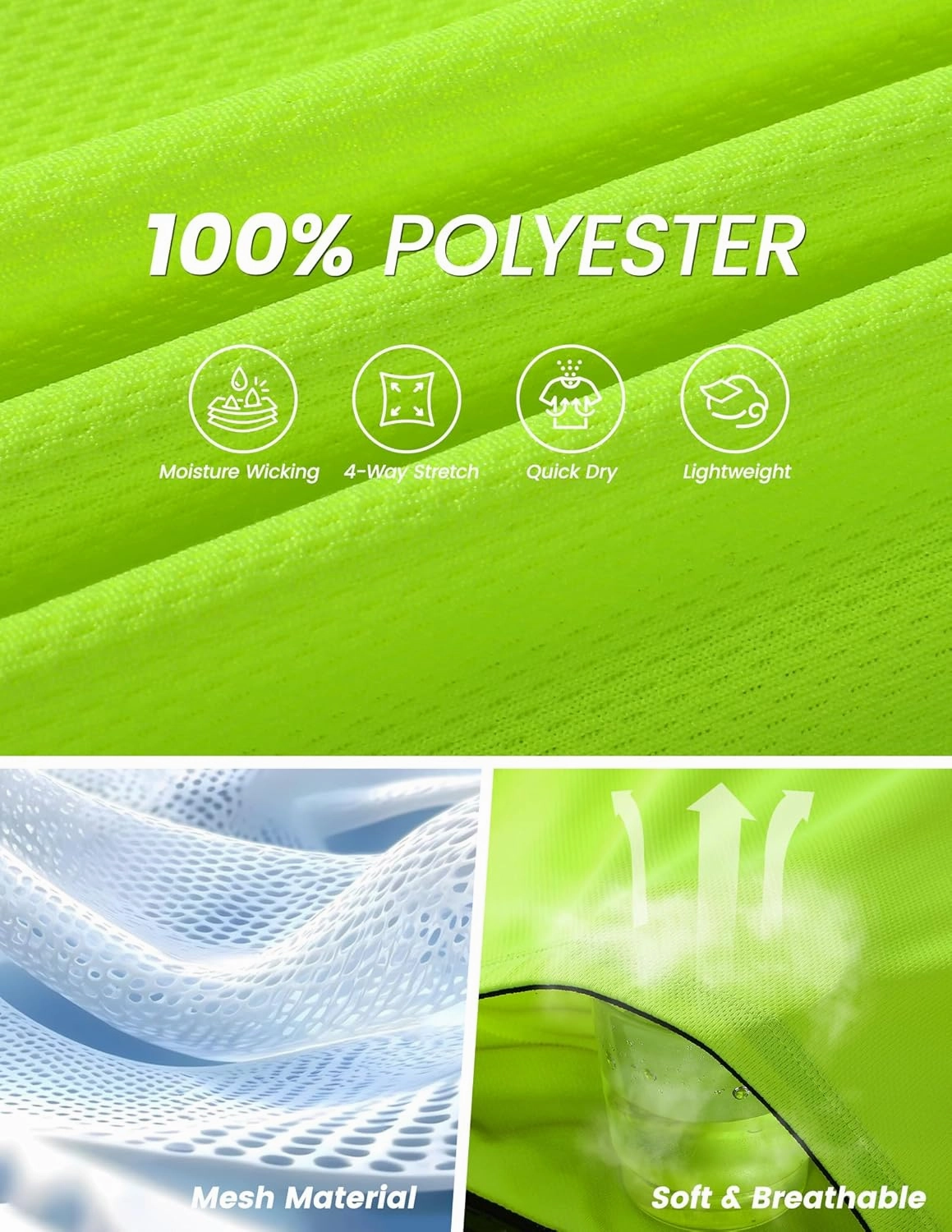 Nepest Cycling Jersey Men Short Sleeve Bike Shirts with 4 Rear Pockets Moisture Wicking Half Zip Road & Mountain Biking