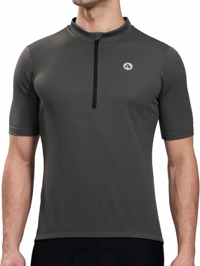Nepest Cycling Jersey Men Short Sleeve Bike Shirts with 4 Rear Pockets Moisture Wicking Half Zip Road & Mountain Biking