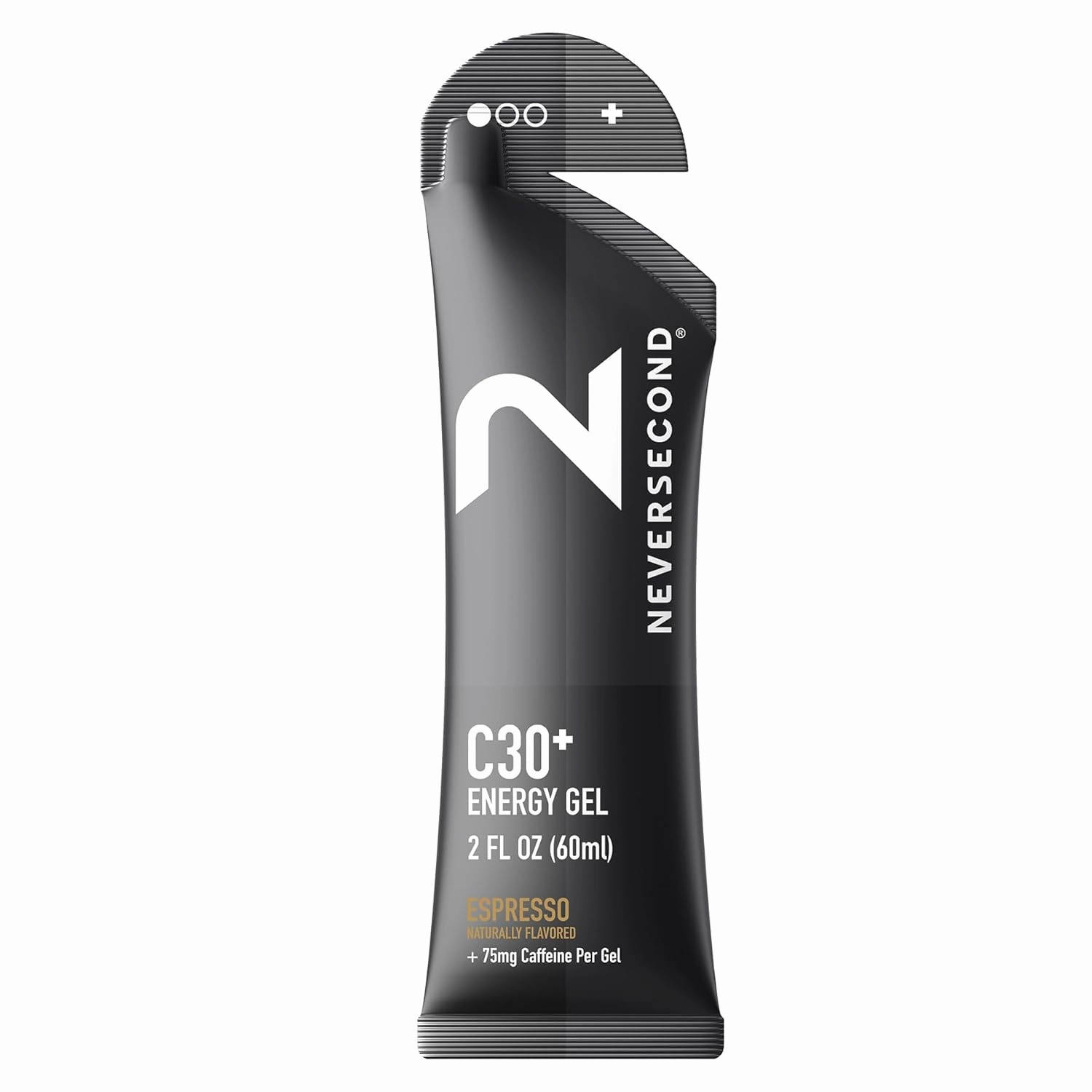 Neversecond C30  Energy Gel   Caffeine, Performance Nutrition & Hydration, Never2 Energy Gel for Triathlons, Ironman, Cycling & Marathons (Espresso Flavor, 12-Count Pack)