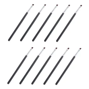 NOLITOY 30pcs Eyeliner and Eyebrow Brush Angled Makeup Tools for Precision Application for Daily Use for Beginners and Professionals