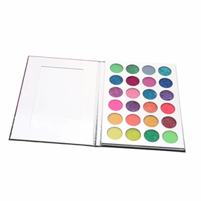 NOLITOY Halloween Glow Dark Eyeshadow Palette Makeup Plate for Women Luminous Fluorescent Stage Makeup for Parties and Events for Creative Looks