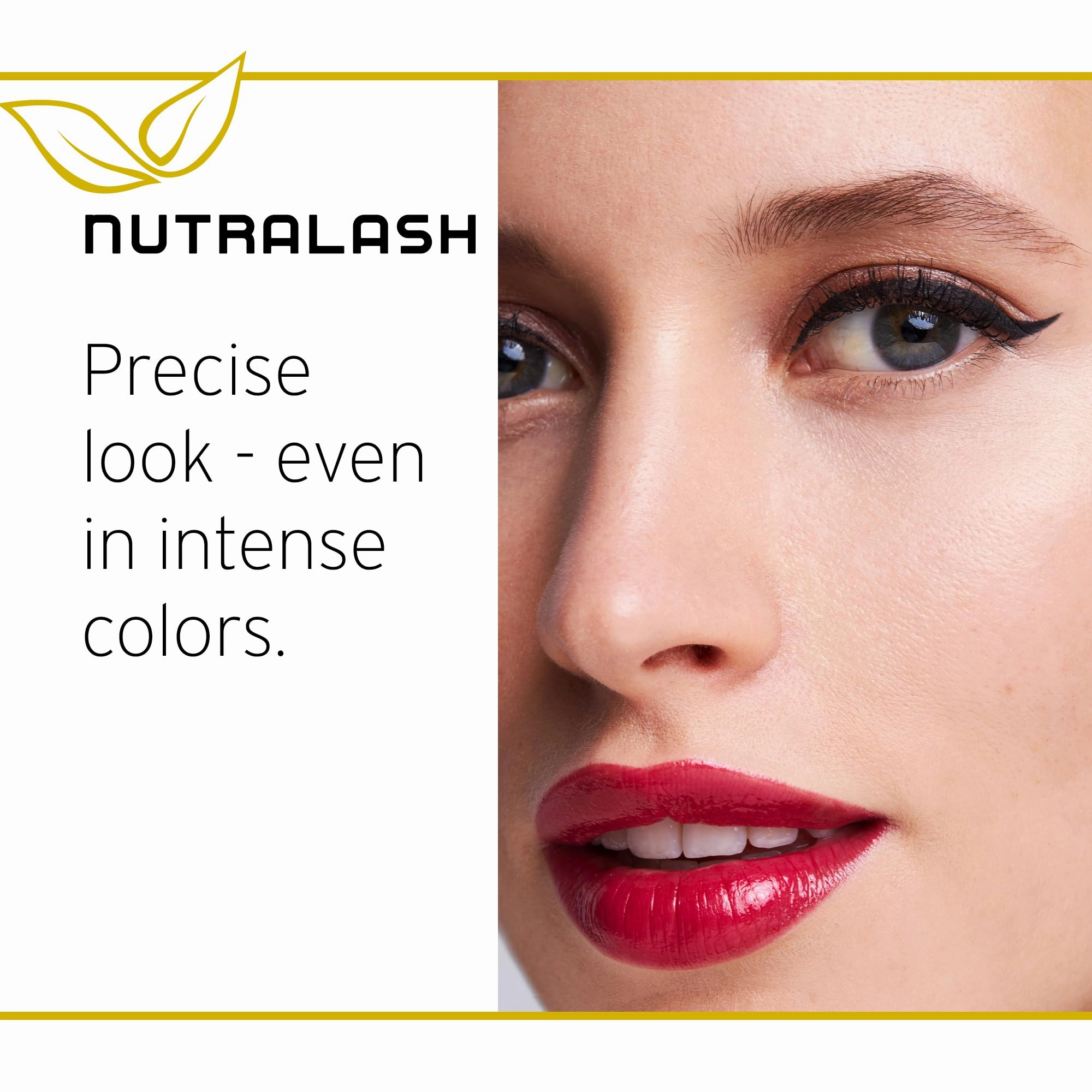 Nutralash Eyeliner Eyelash Formula Black - Liquid Eyeliner with Integrated Eyelash Booster I Quick-Drying, Liquid Eye Liner I Made in Germany I 1.5ml