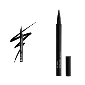 NYX Epic Ink Liner & wet n wild Breakup Proof Liner 16HR Waterproof Liquid Eyeliner Vegan Black