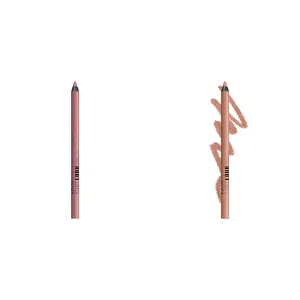 NYX PROFESSIONAL MAKEUP Line Loud Lip Liner Bundle with Shades Fierce Flirt (Light Mauve Pink) and Goal Crusher (Midtone Beige)