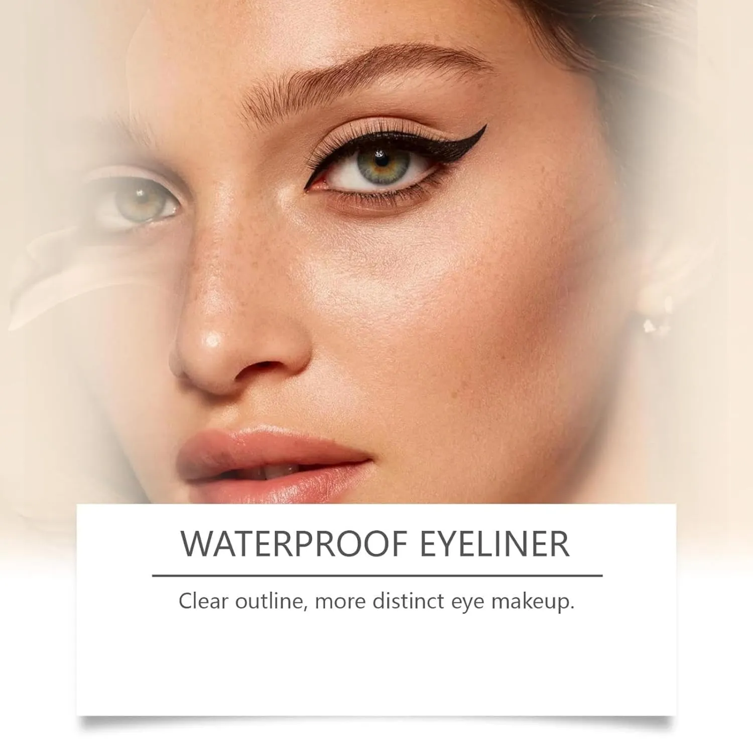 Occasionalous Eyeliner, Occasionalous 24 Hr Waterproof Eyeliner Duo Sharpenable Eye Pencil, Beyond Draw Eyes Liner Gel Pen, 2 In 1 Long-Lasting Eye Makeup, Smooth And Easy to Color (Brown)