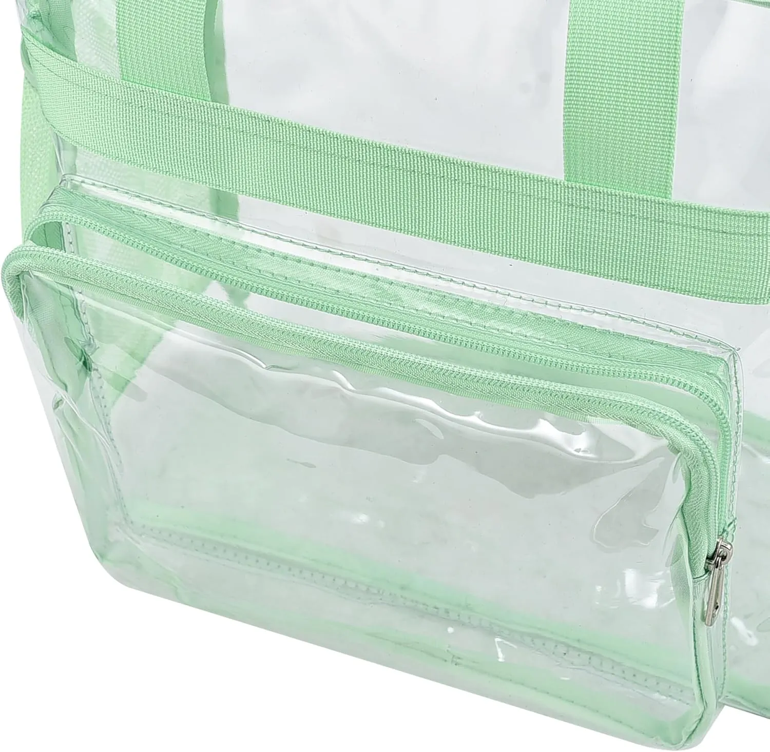 Oraben Clear Bag for Stadium Events 12x6x12 Clear Tote Bag for Women Transparent Lunch Bag for Work Sports Concert