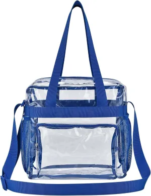 Oraben Clear Bag for Stadium Events 12x6x12 Clear Tote Bag for Women Transparent Lunch Bag for Work Sports Concert