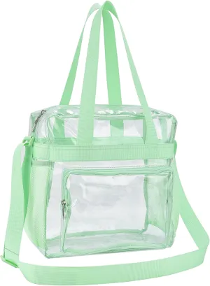 Oraben Clear Bag for Stadium Events 12x6x12 Clear Tote Bag for Women Transparent Lunch Bag for Work Sports Concert