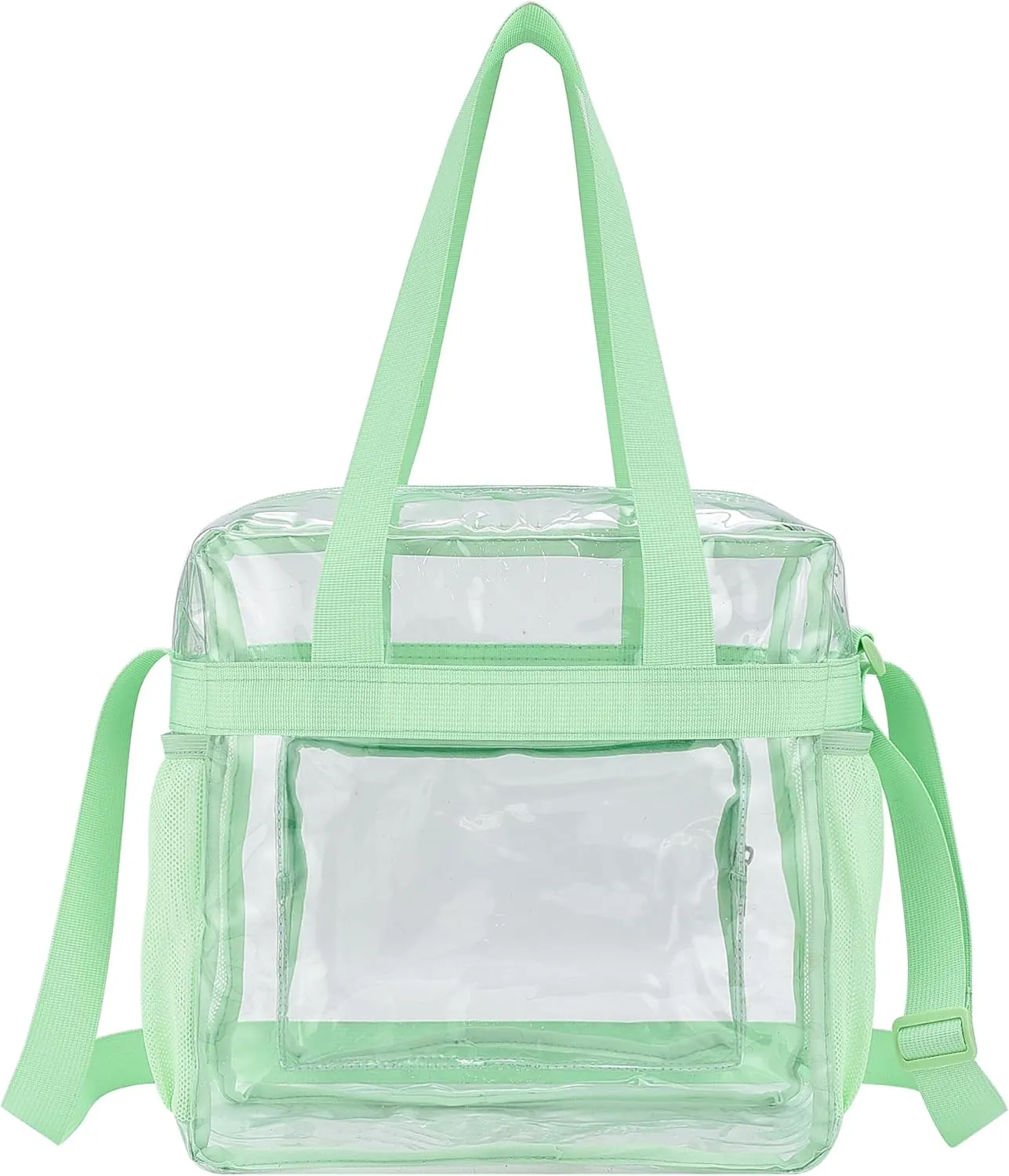 Oraben Clear Bag for Stadium Events 12x6x12 Clear Tote Bag for Women Transparent Lunch Bag for Work Sports Concert