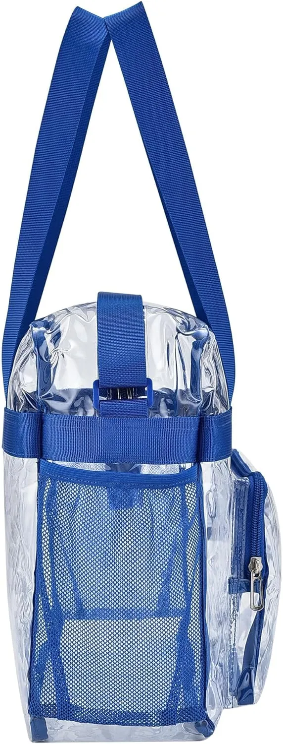 Oraben Clear Bag for Stadium Events 12x6x12 Clear Tote Bag for Women Transparent Lunch Bag for Work Sports Concert