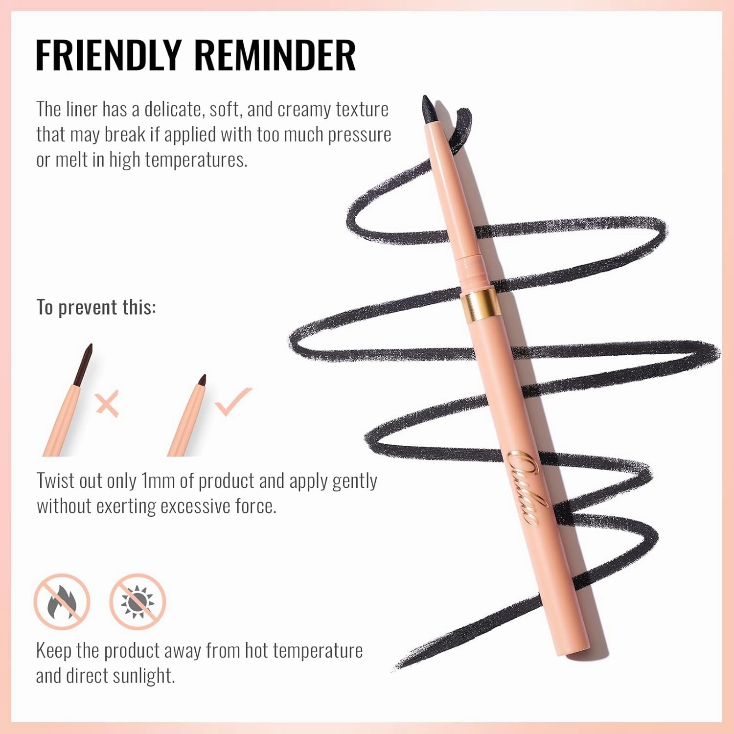 Oulac Waterproof Eyeliner Pencil Set - Smooth and Creamy, Retractable Eye Makeup for Precision Application, Vegan & Cruelty-Free