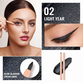 Oulac Waterproof Eyeliner Pencil Set - Smooth and Creamy, Retractable Eye Makeup for Precision Application, Vegan & Cruelty-Free