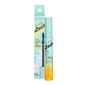 Pacifica Mascara – Surf Lash Eyelash Mascara, Water-Resistant Lash-Defining Formula with Jojoba Oil & Vegan Pectin for Long, Full Lashes, Unique Half-Pipe Twisted Wand, Vegan & Cruelty-Free
