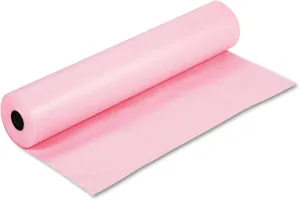 Pacon Rainbow Lightweight Duo-Finish Kraft Paper Roll, 3-Feet by 1000-Feet, Pink (63260)