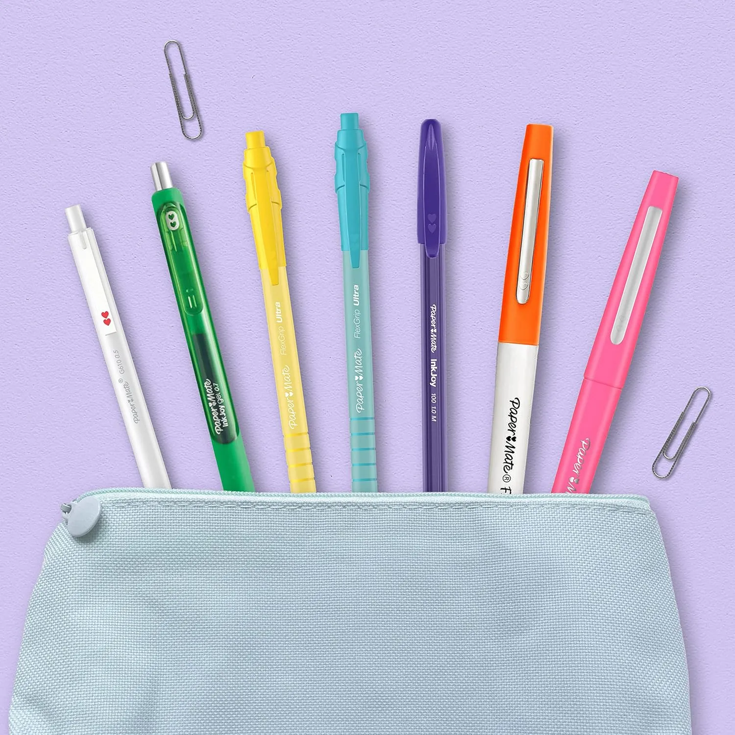 Paper Mate Flair Felt Tip Pens | Medium Point (0.7 mm) Marker Pens | Assorted Retro Colouring Pens | For Kids & Adult Colouring, Journalling & More | 12 Count