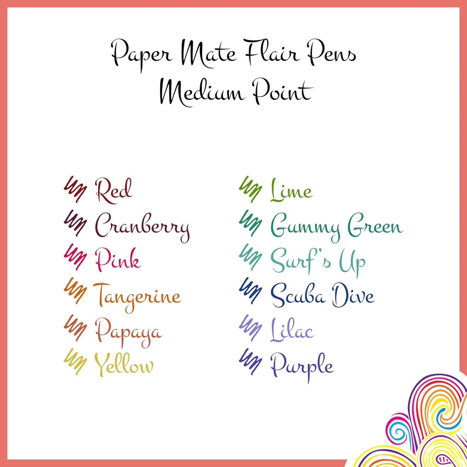 Paper Mate Flair Felt Tip Pens | Medium Point (0.7 mm) Marker Pens | Assorted Retro Colouring Pens | For Kids & Adult Colouring, Journalling & More | 12 Count