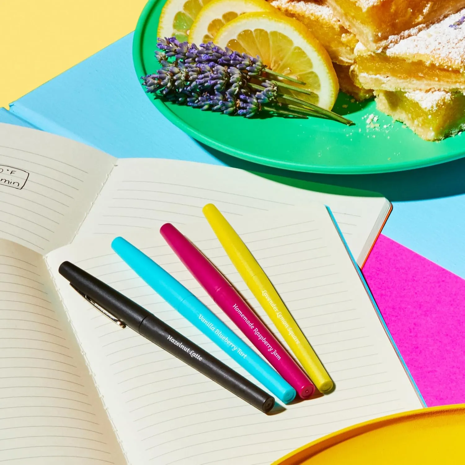 Paper Mate Flair Sunday Brunch Scented Felt Tip Pens, Assorted Colors, Medium Point (0.7mm), 16 Count